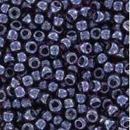 Toho seed beads 8/0 round Crystal/Pink/Aventurine - TR-08-115